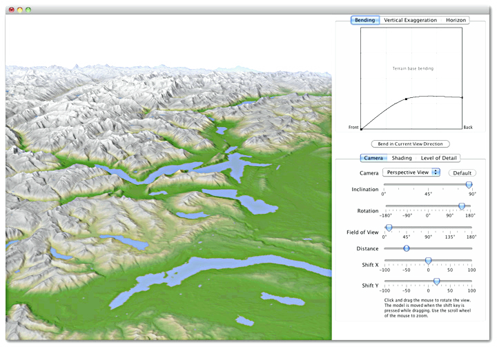 Screenshot of Terrain Bender